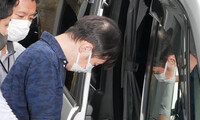 Reito Watanabe is arrested on suspicion of attempting to murder a law firm employee in Tokyo's Ikebukuro district on Tuesday.
