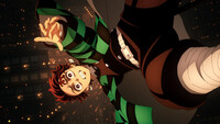 A scene from the first part of the anime trilogy 